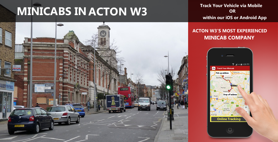 minicab-in-Acton w3