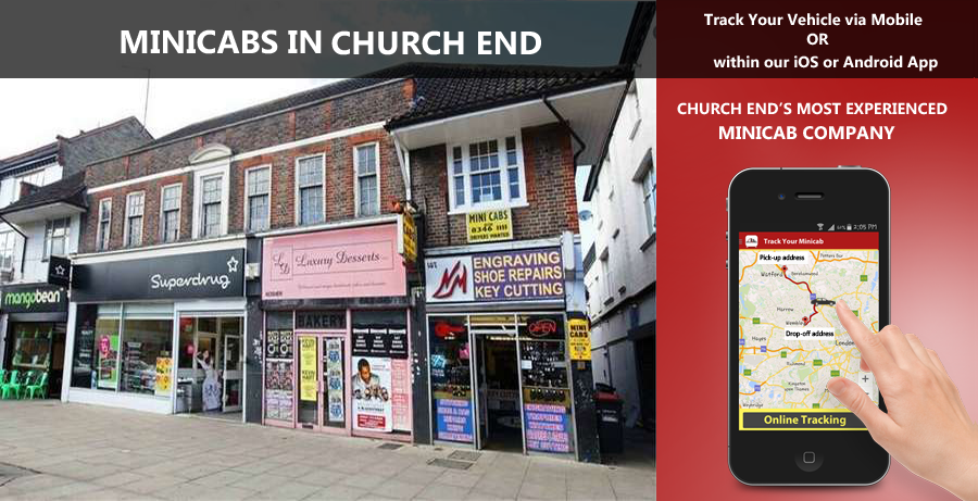 minicab-in-Church End
