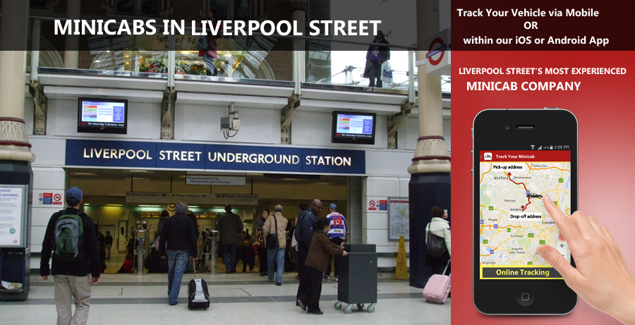 minicab-in-Liverpool Street