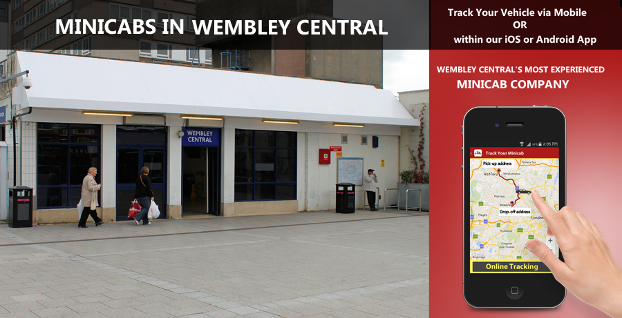 minicab-in-Wembley Central