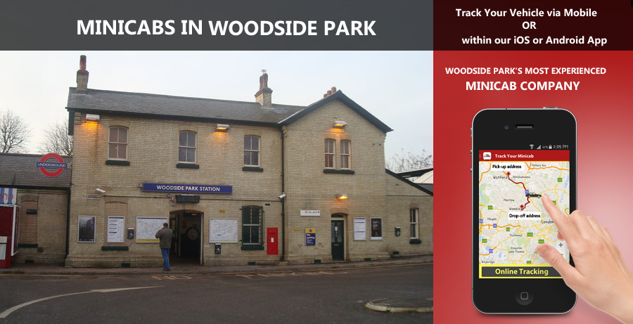 minicab-in-Woodside Park
